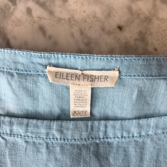 Eileen Fisher | Organic Linen Box Top - Picture 4 of 7